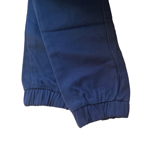 Navy Blue Jogger Style Chinos - Picture 4 of 5